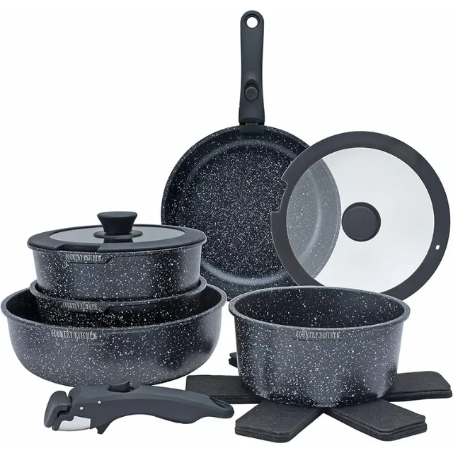 Country Kitchen Pots and Pans