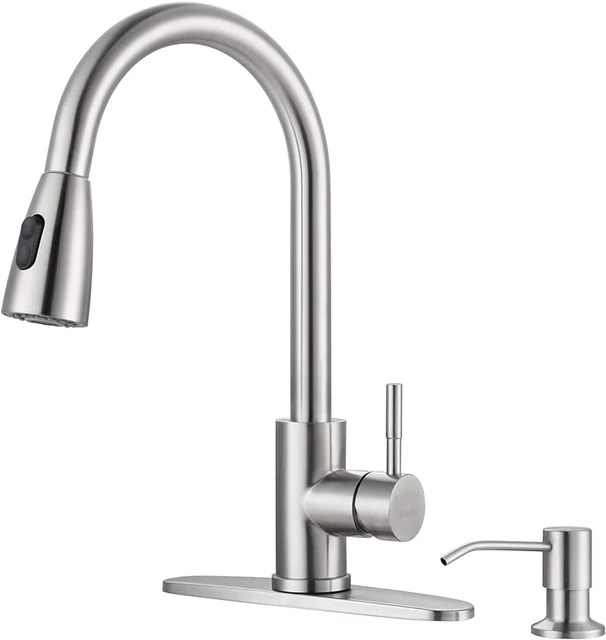 Kitchen Faucet with Soap Dispenser