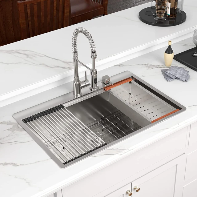 drop in stainless steel kitchen sinks