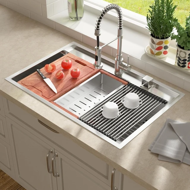 drop in stainless steel kitchen sinks