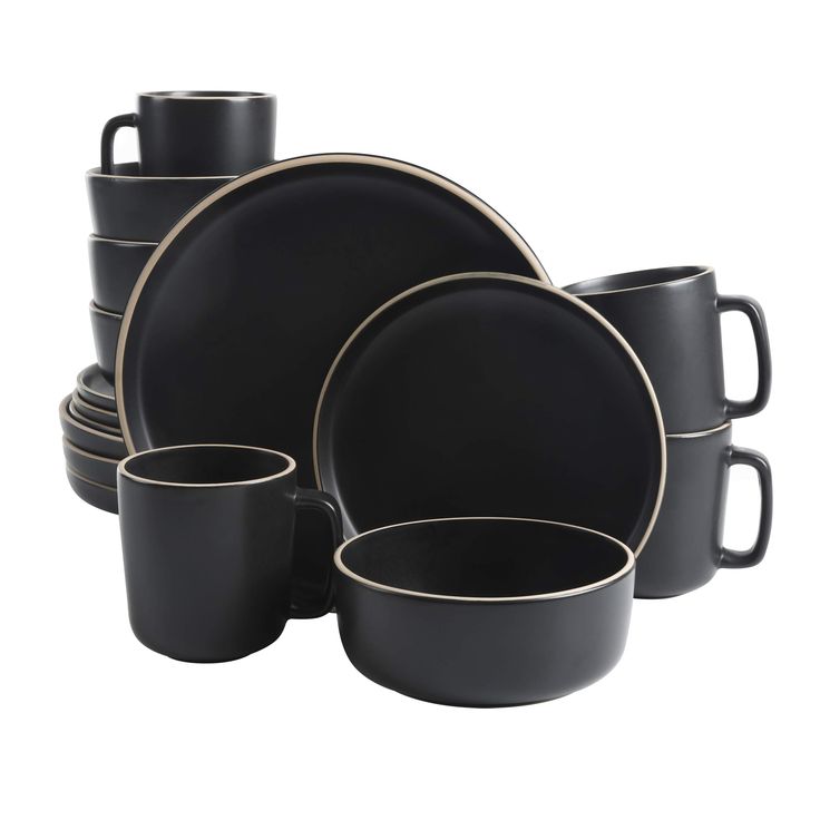 black crockery