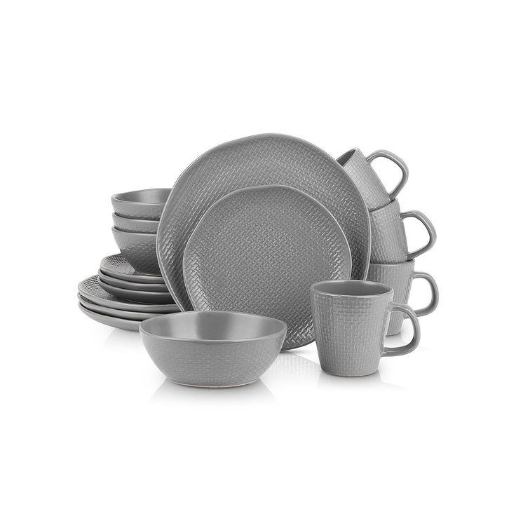 grey tableware 