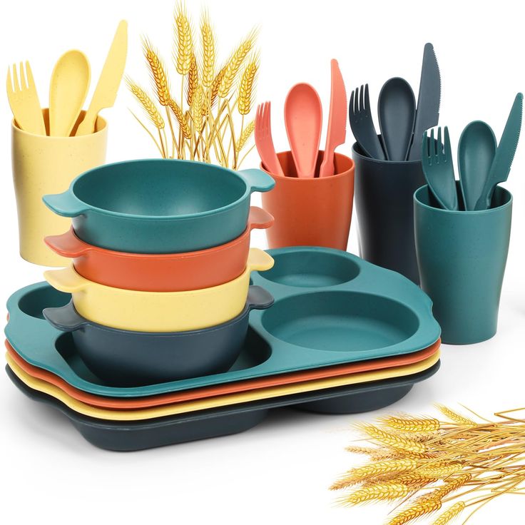 wheat straw tableware