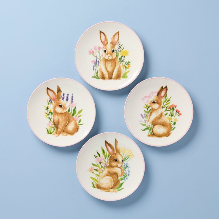 Rabbit dinner plate