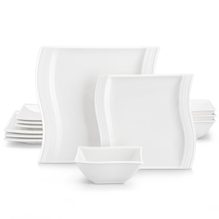 white tableware