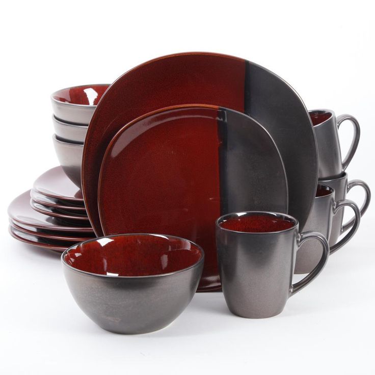 Red and Black Tableware: A Bold Dining Experience Awaits